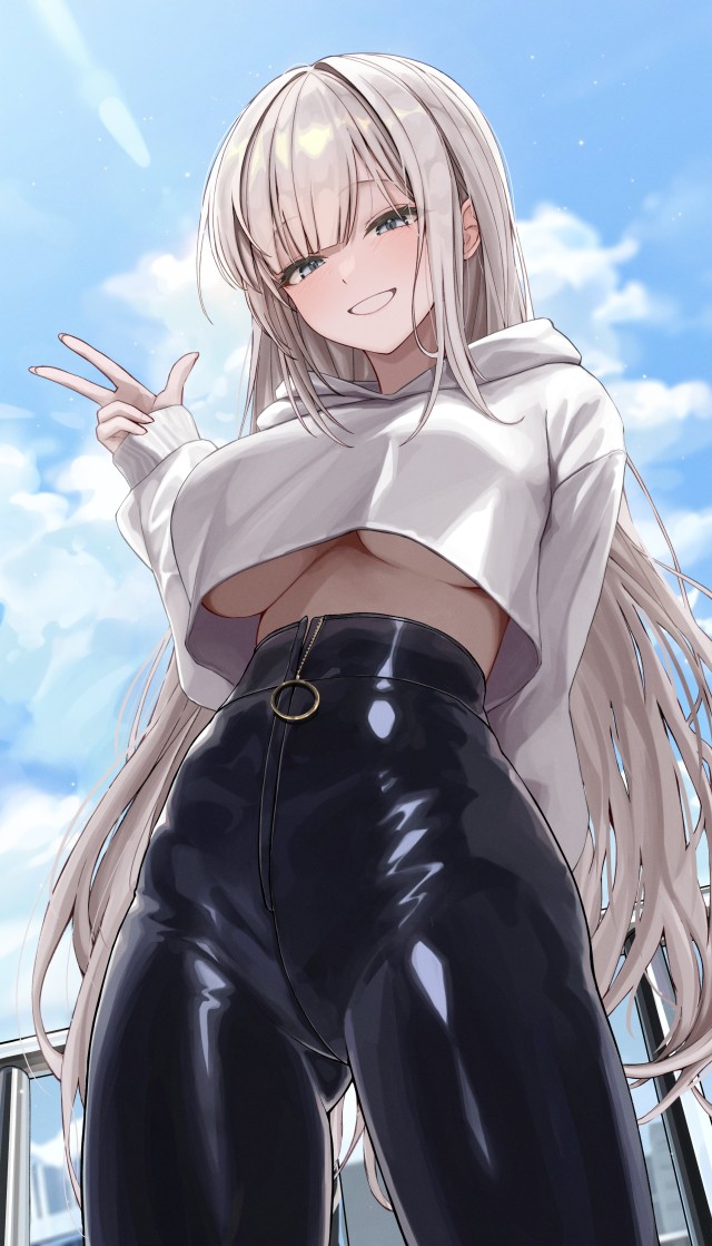 【二次】ピースしてる女の子の画像　その３